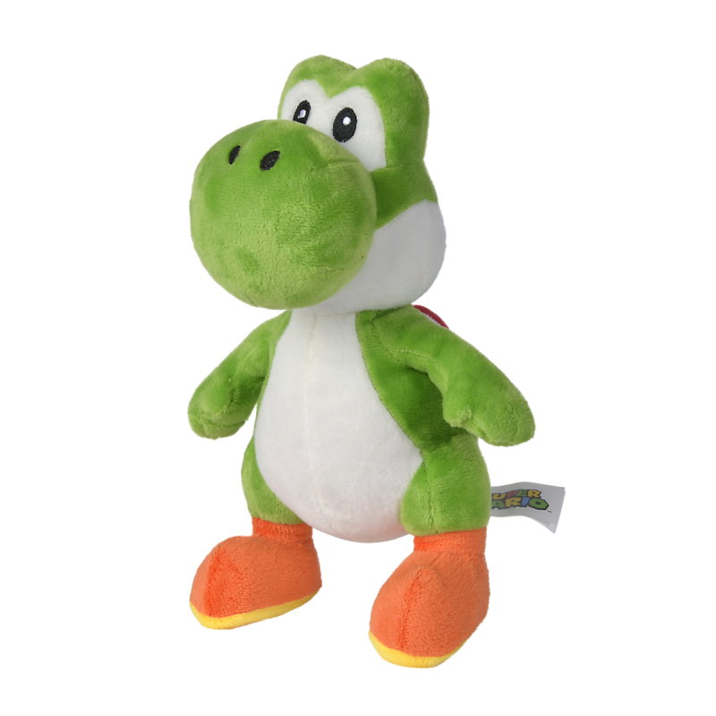 Nintendo - super mario peluche yoshi vert 20 cm 